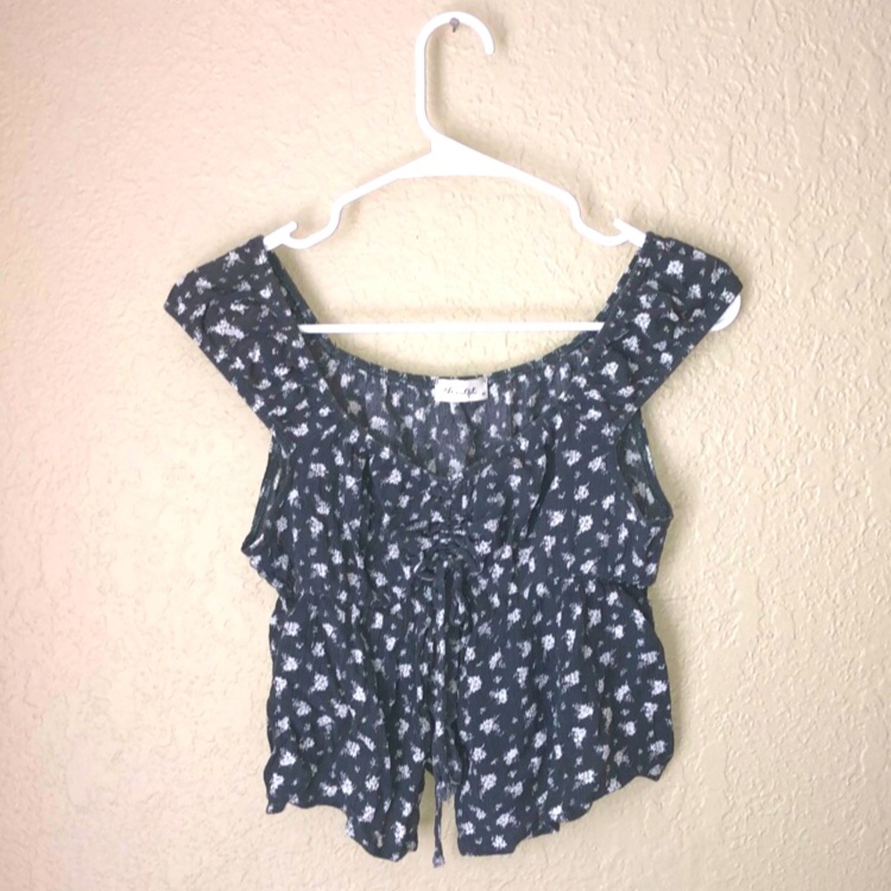 Sleeveless Floral Top